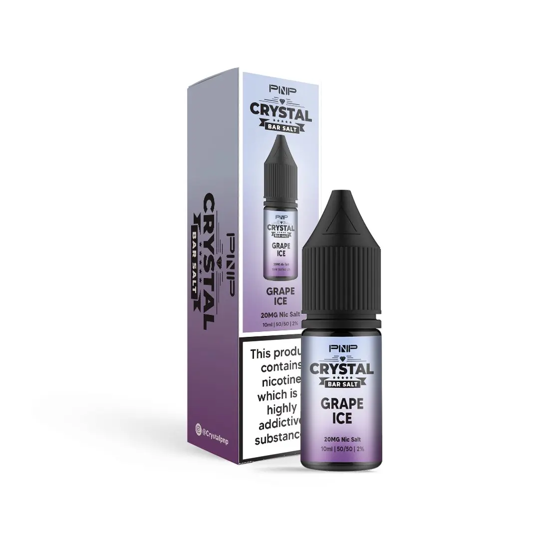  Grape Ice Nic Salt E-liquid by PNP Crystal Bar Nic Salt 10ml 